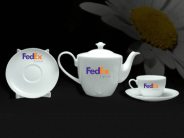 Bộ Ấm Chén uống trà cao cấp 0.45 L Daisy Giá In Logo đẹp