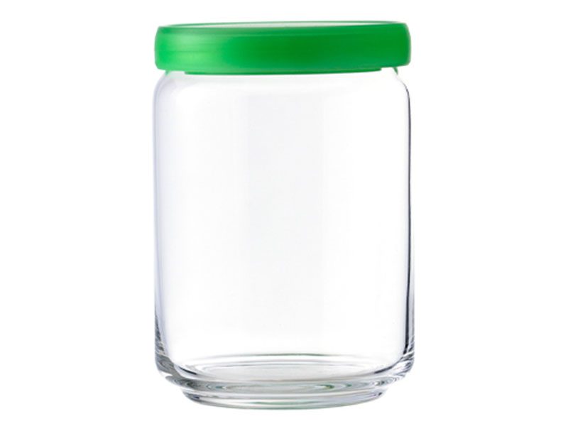 Hũ STAX JAR  nắp nhựa màu – 650 ml