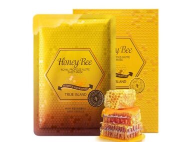 Mặt Nạ Dưỡng Da True Island Honey Bee Propolis Nutri Sheet Mask 27ml - Dành Cho Da Dầu Mụn
