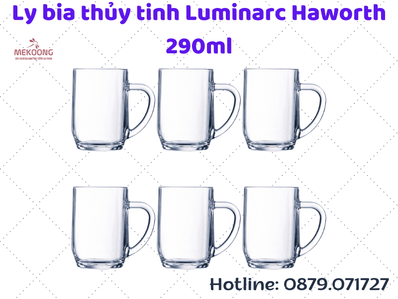 Ly bia thủy tinh Luminarc Haworth 290ml