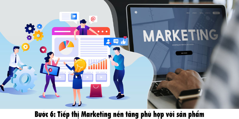 Bước 6 Tiếp thị Marketing nền tảng phù hợp với sản phẩm mekoong