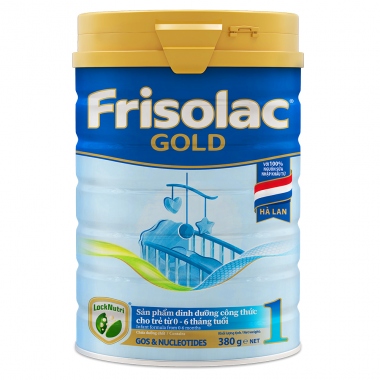 Sữa bột Frisolac Gold 1 380g (0-6 Tháng)