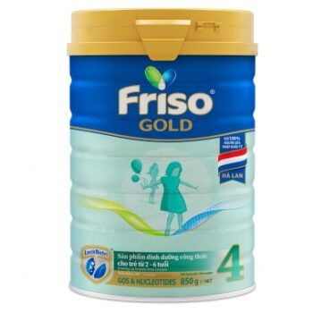 Sữa bột Friso Gold 4 850g ( 2-6 tuổi)