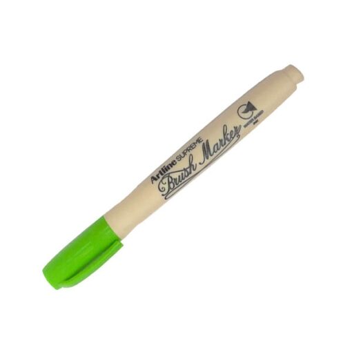 Artline Supreme Brush Bút Lông Kim - VEPF-FYGR - Yellow Green chính hãng