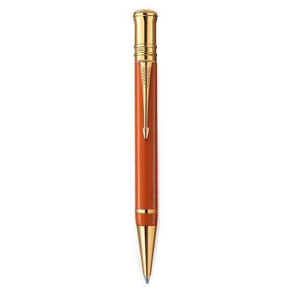 Quà Tặng Đối Tác Bút Bi Parker Duofold 2014 Big Red Cài Vàng