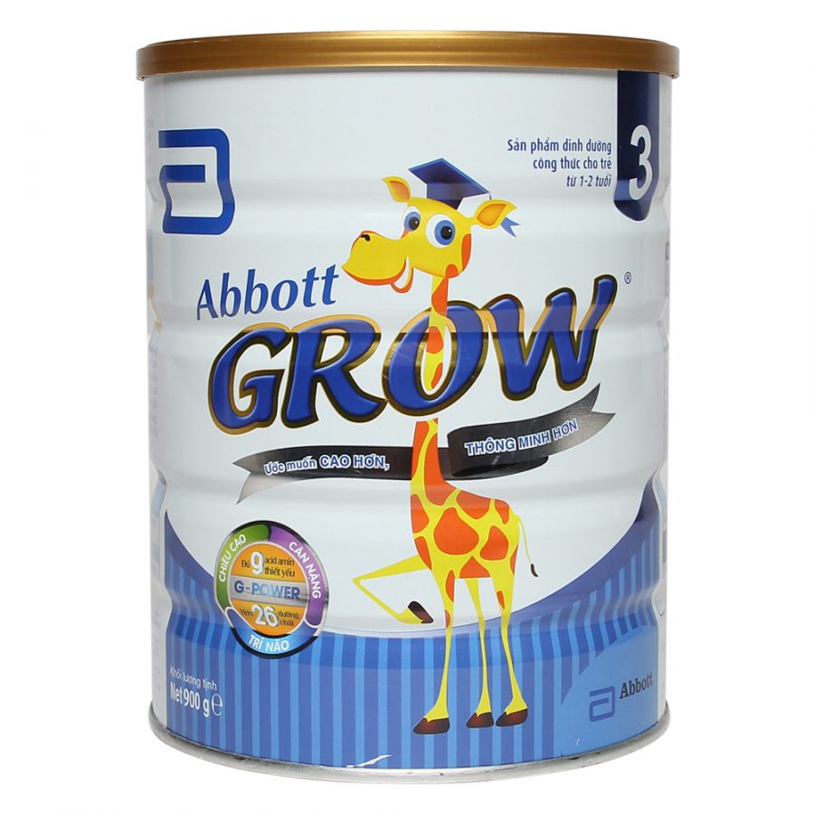 Sữa Abbott Grow số 3 900g (1 – 2 tuổi)