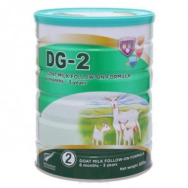 Sữa dê công thức DG số 2 800g (6 - 36 tháng)