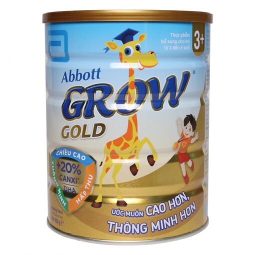 Sữa Abbott Grow Gold 3+ hương vani 900g (3 - 6 tuổi)
