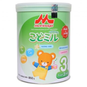 Sữa Morinaga Kodomil số 3 hương vani 850g (Trên 3 tuổi)