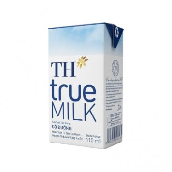 Sữa tươi tiệt trùng có đường TH True Milk 110ml