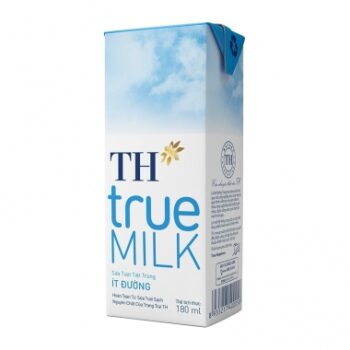 Sữa tươi tiệt trùng ít đường TH True Milk 180ML