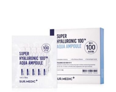 Tinh chất hỗ trợ dưỡng ẩm Sur.Medic Super Hyaluronic 100TM Aqua Ampoule