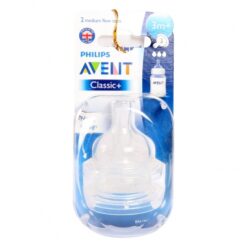 Núm ty Philips Avent 3 lỗ (hộp 2 chiếc)