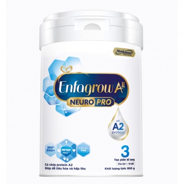 Sữa Enfagrow A2 NeuroPro số 3 800g (1- 6 tuổi)