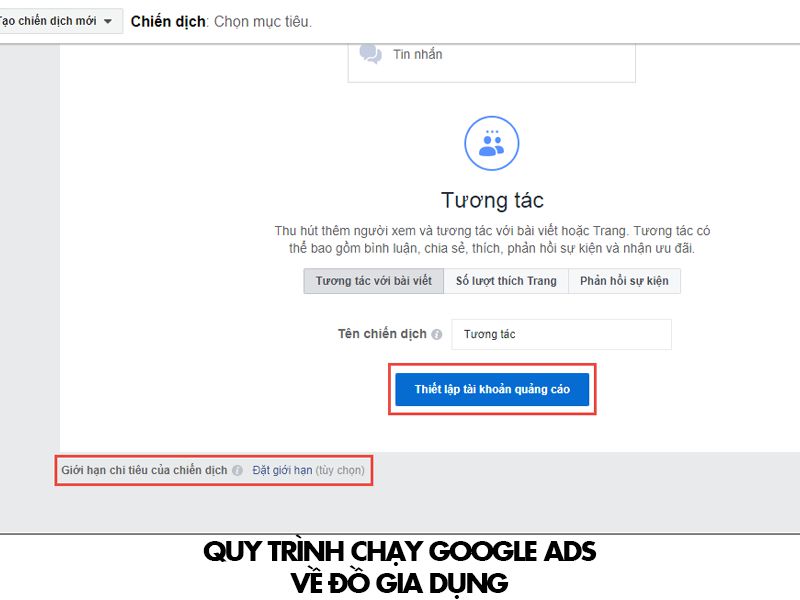 Quy Trình chạy google ads về đồ gia dụng