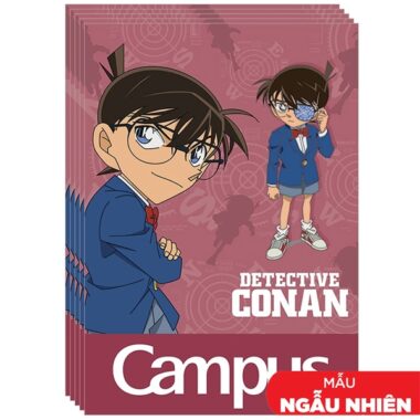 Vở Conan Mystery - B5 Kẻ Ngang Có Chấm 200 Trang ĐL 70g/m2 - Campus NB-BCNM200 (Mẫu Màu Giao Ngẫu Nhiên)