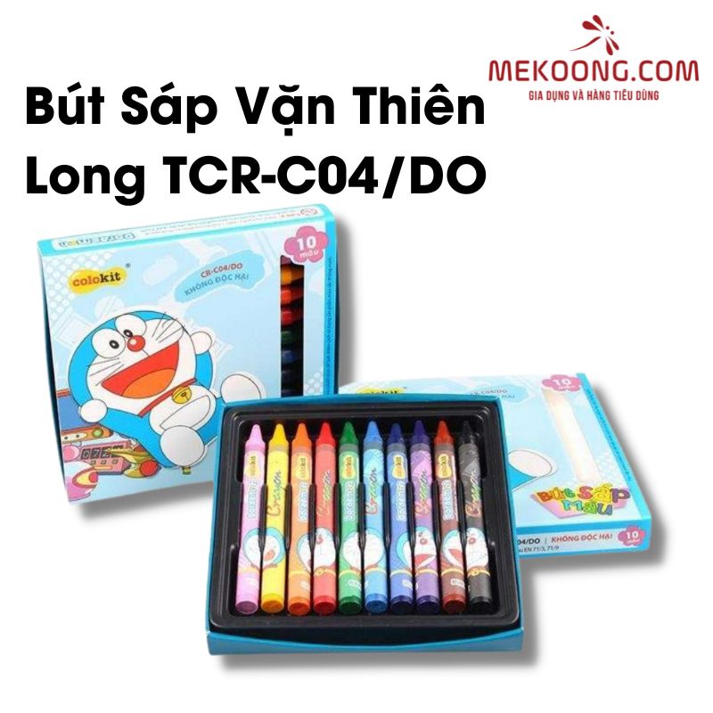 Bút Sáp Vặn Thiên Long TCR-C04/DO