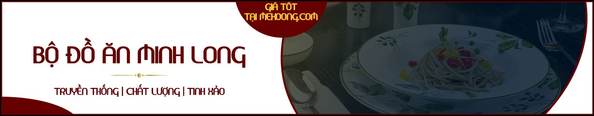 Bộ Đồ Ăn Minh Long Jasmine Xanh Chỉ 9 Sp Giá In Logo Agribank
