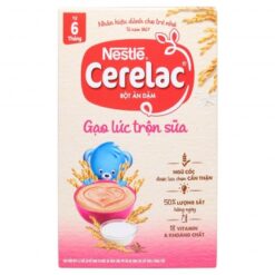 Bột ăn dặm Nestlé Cerelac gạo lức trộn sữa 200g (6 - 24 tháng)