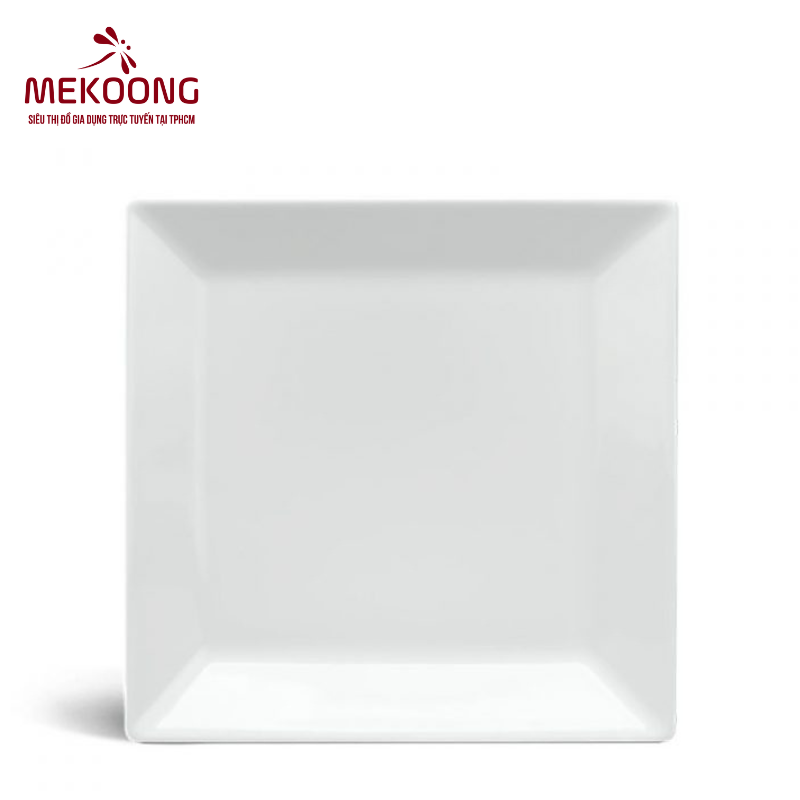 đĩa sứ trắng vuông