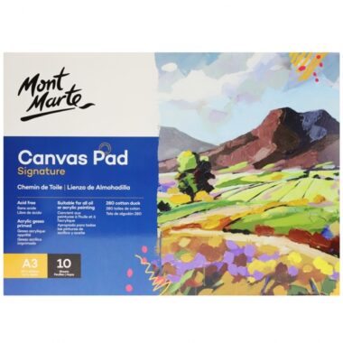 Vải Canvas Vẽ Mont Marte CAXX0023 (10 Tấm) chất lượng