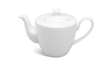 Bình trà 0.45 L - Daisy - Trắng Quà Tặng Gốm Sứ