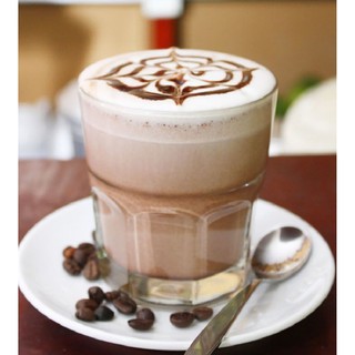 Bộ 6 cốc ly thủy tinh thái lan cafe cốt dừa giá rẻ (306ml)