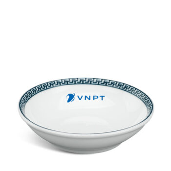 Chén chấm 9 cm – Jasmine – Chim LạcIn Logo quà tặng VNPT HG