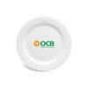 Đĩa Sứ Trắng Minh Long quà tặng Loa Kèn  In Logo quà tặng OCB HG