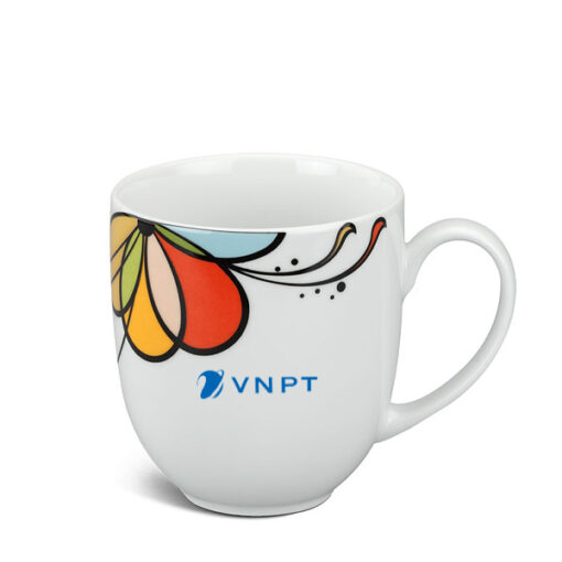 Ly sứ Minh Long quà tặng Camellia Bóng Bay 0.4L dùng để uống trà In Logo quà tặng VNPT HG
