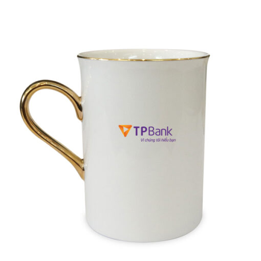 Ly sứ trắng TCT 1026 In Logo quà tặng VP Bank HG
