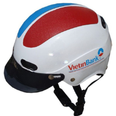 Nón Bảo Hiểm 6 Lỗ, 8 Lỗ in logo Vietinbank MK