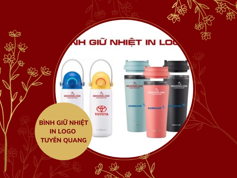 Bình giữ nhiệt in logo Tuyên Quang