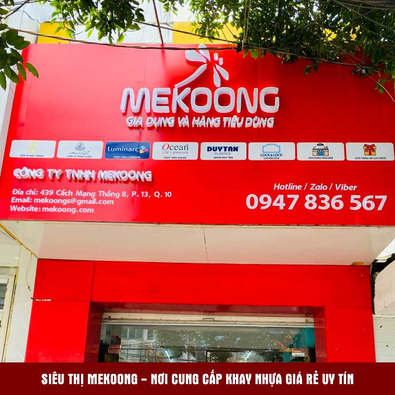 Siêu thị Mekoong - nơi cung cấp khay nhựa giá rẻ uy tín