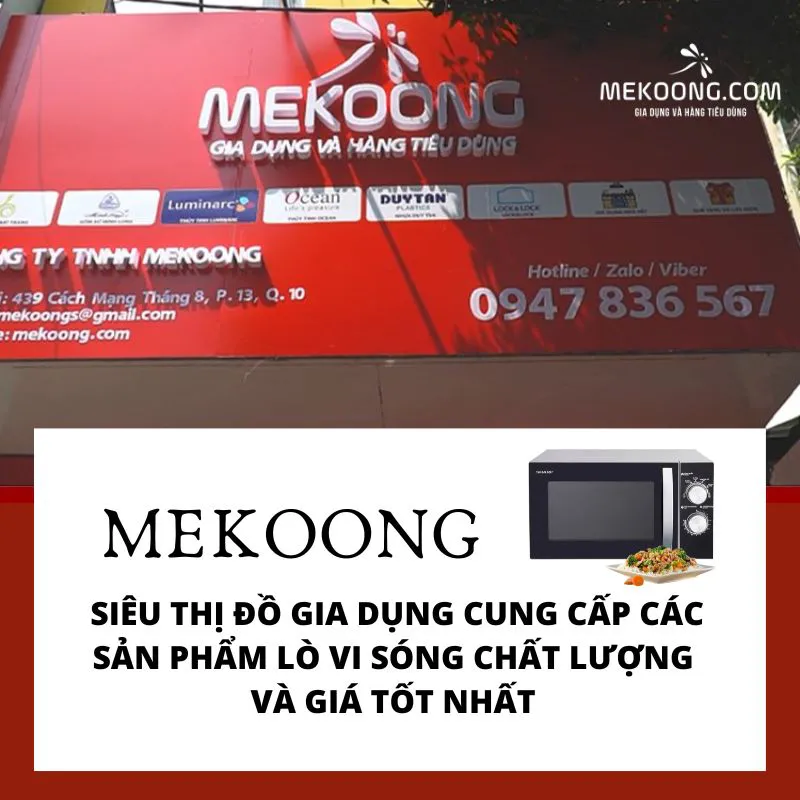 Mekoong siêu thị đồ gia dụng cung cấp các sản phẩm Lò vi sóng chất lượng và giá tốt nhất