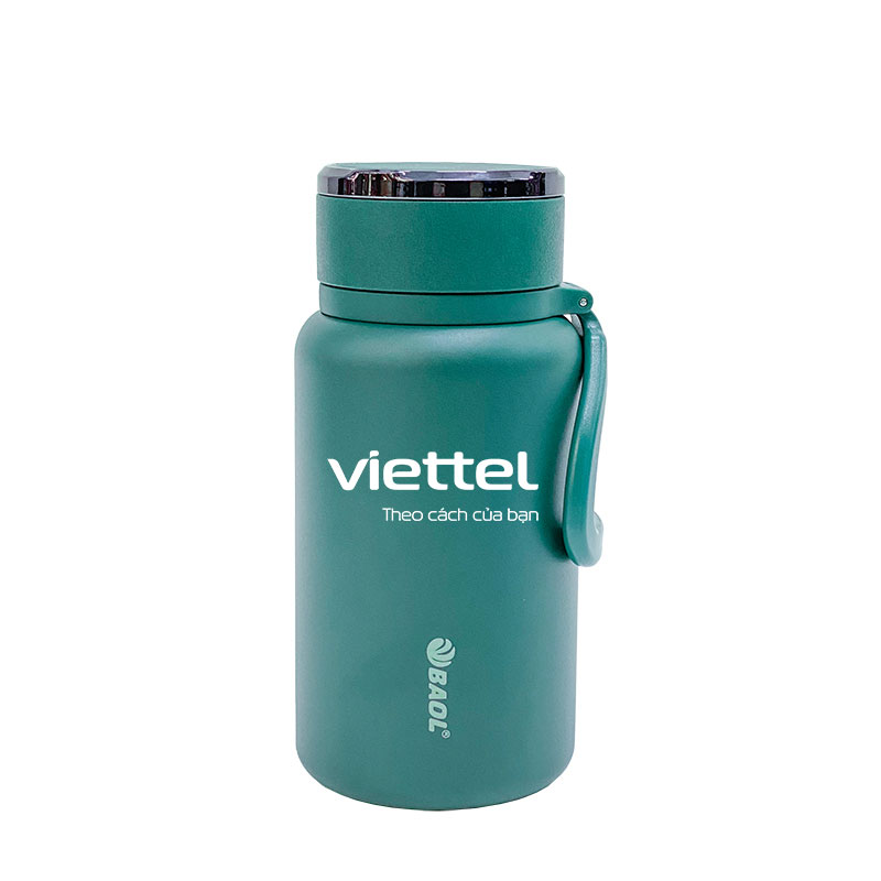 Quà tặng bình giữ nhiệt in logo Viettel