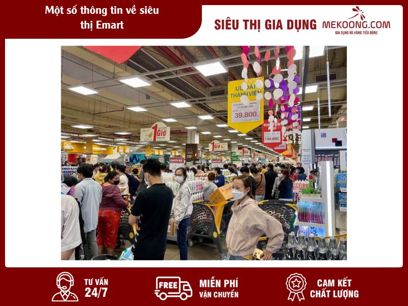 Một số thông tin về siêu thị Emart Mekoong